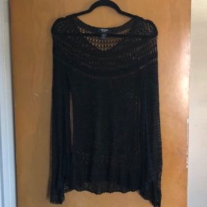 Vintage black, lace top!